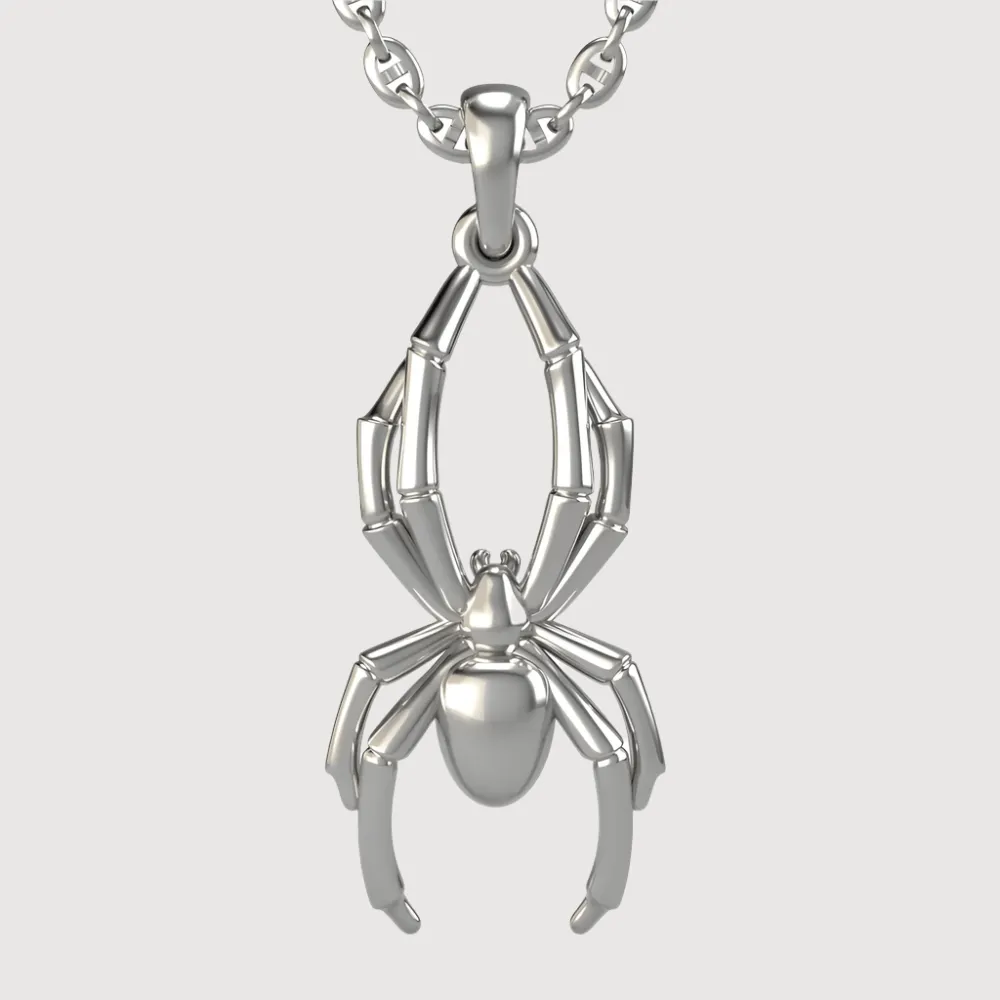 14k Gold Spider Pendant