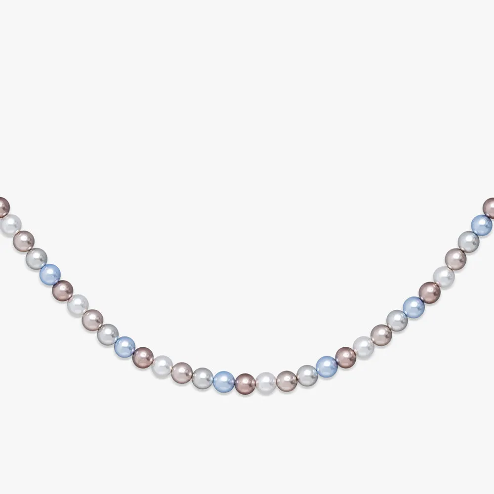 6MM Colorful Pearl Necklace