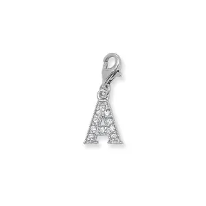 Acotis Silver Pendant Zirconia Initial G6282/A