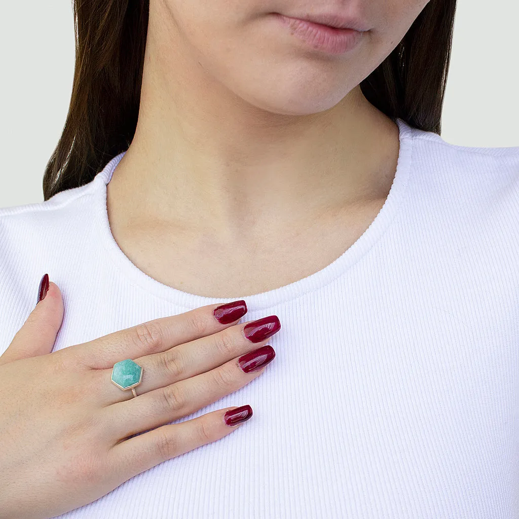 Amazonite Ring