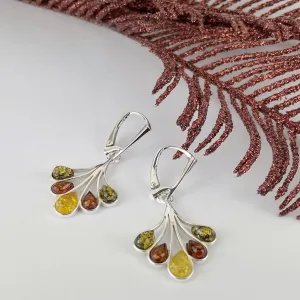 Amber Fan Earrings - VE577