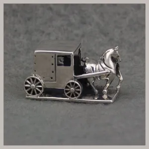 Amish Horse and Buggy Bead