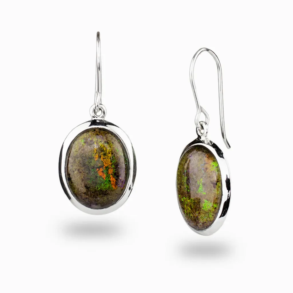 Andamooka Opal Drop Earrings