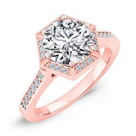 Anise - Round Lab Diamond Engagement Ring (IGI Certified)