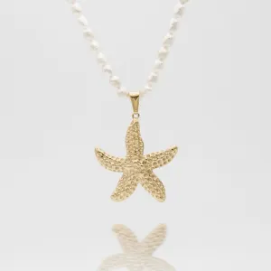 Ariel Starfish Pearl Necklace