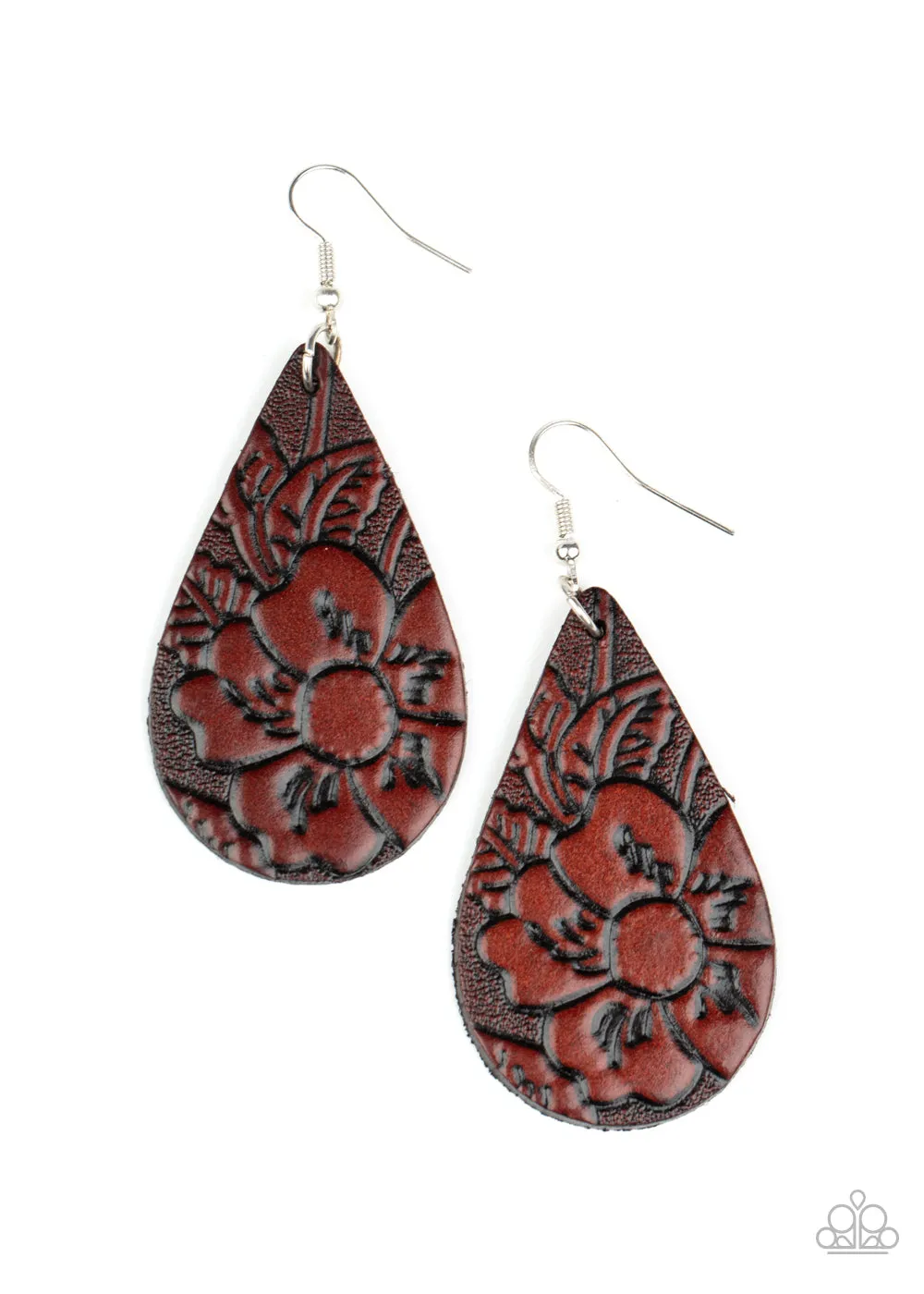 Beach Garden Brown-Earrings