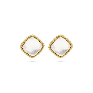 Blandine Clip Earrings - Clear Quartz