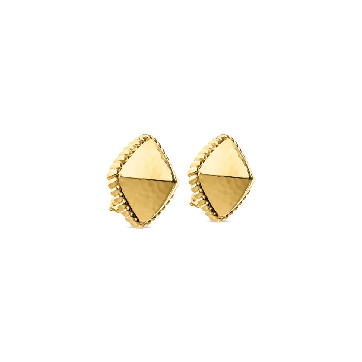 Blandine Stud Earrings - Gold