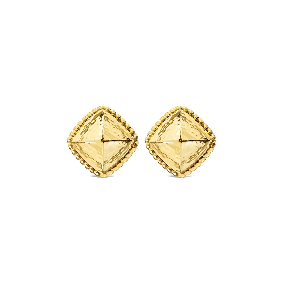 Blandine Stud Earrings - Gold