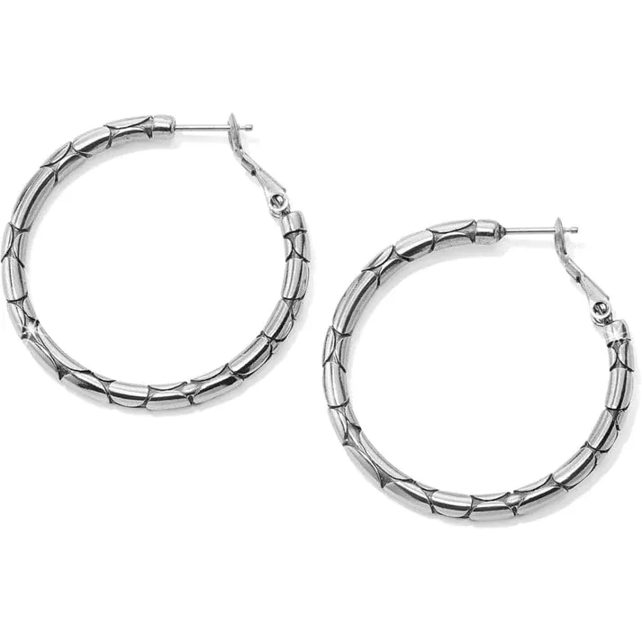 Brighton Women's Pebble Small Hoop Earrings