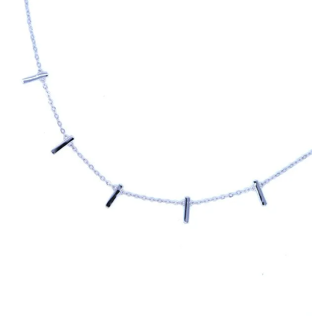 choker bar simple necklace