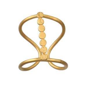 Cycles of the Goddess Adjustable Gold Ring