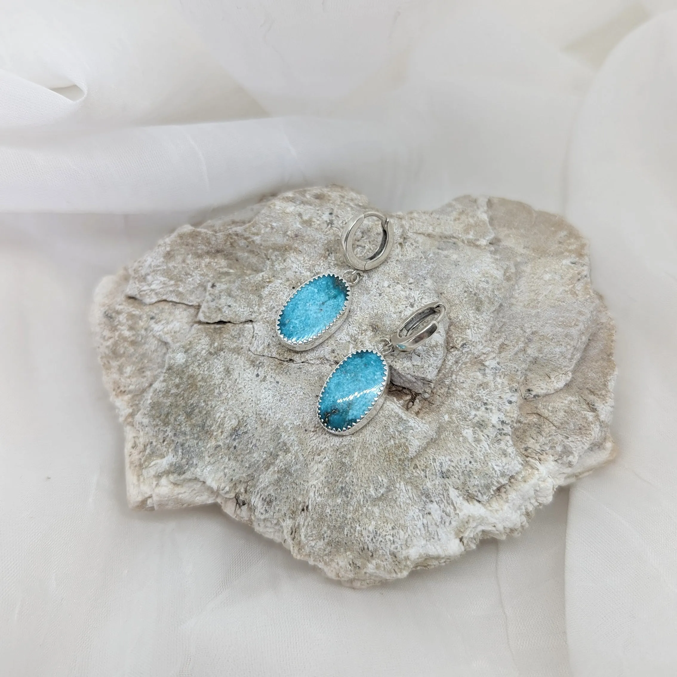 Dangling Turquoise Earrings