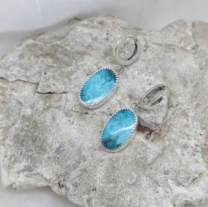 Dangling Turquoise Earrings