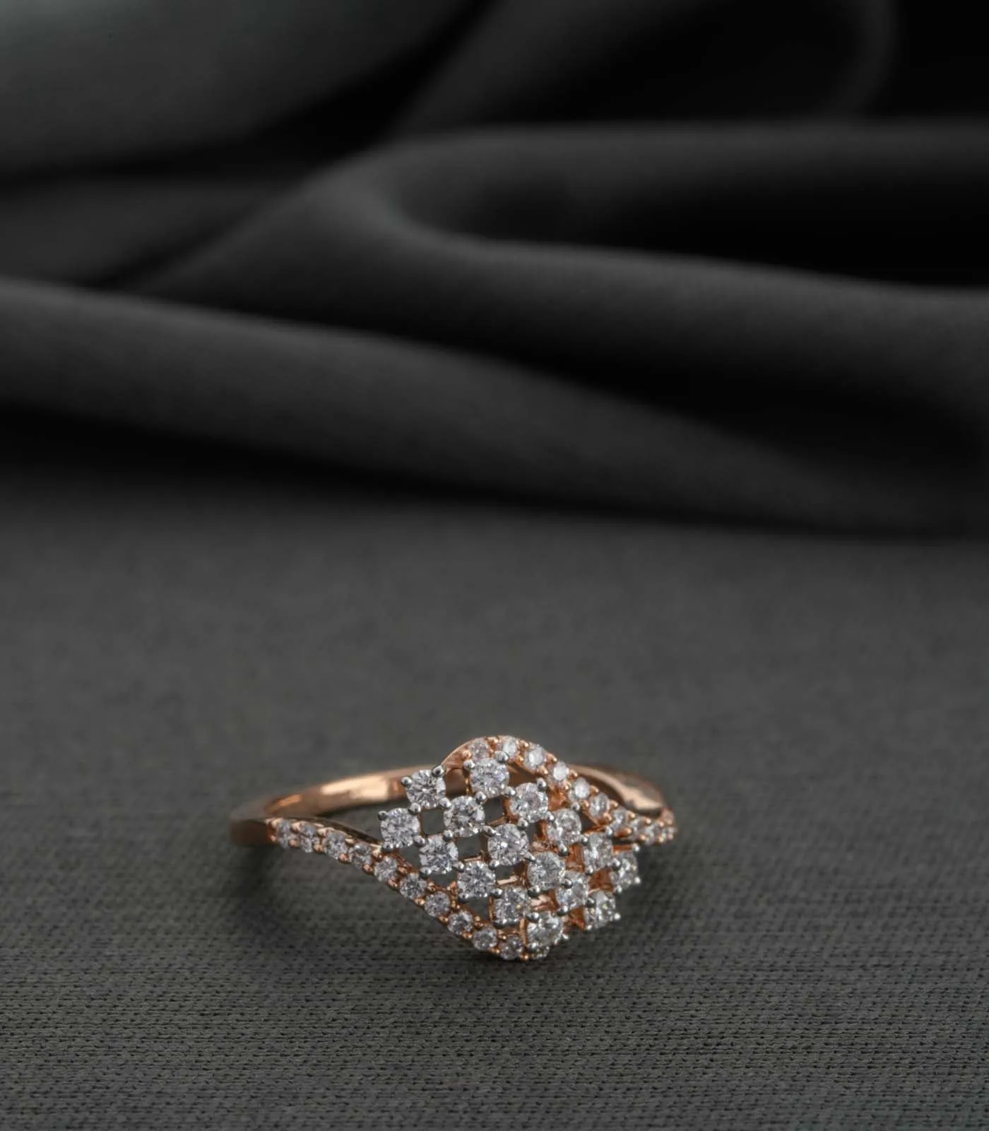 Diamond Mystical Maze Ring