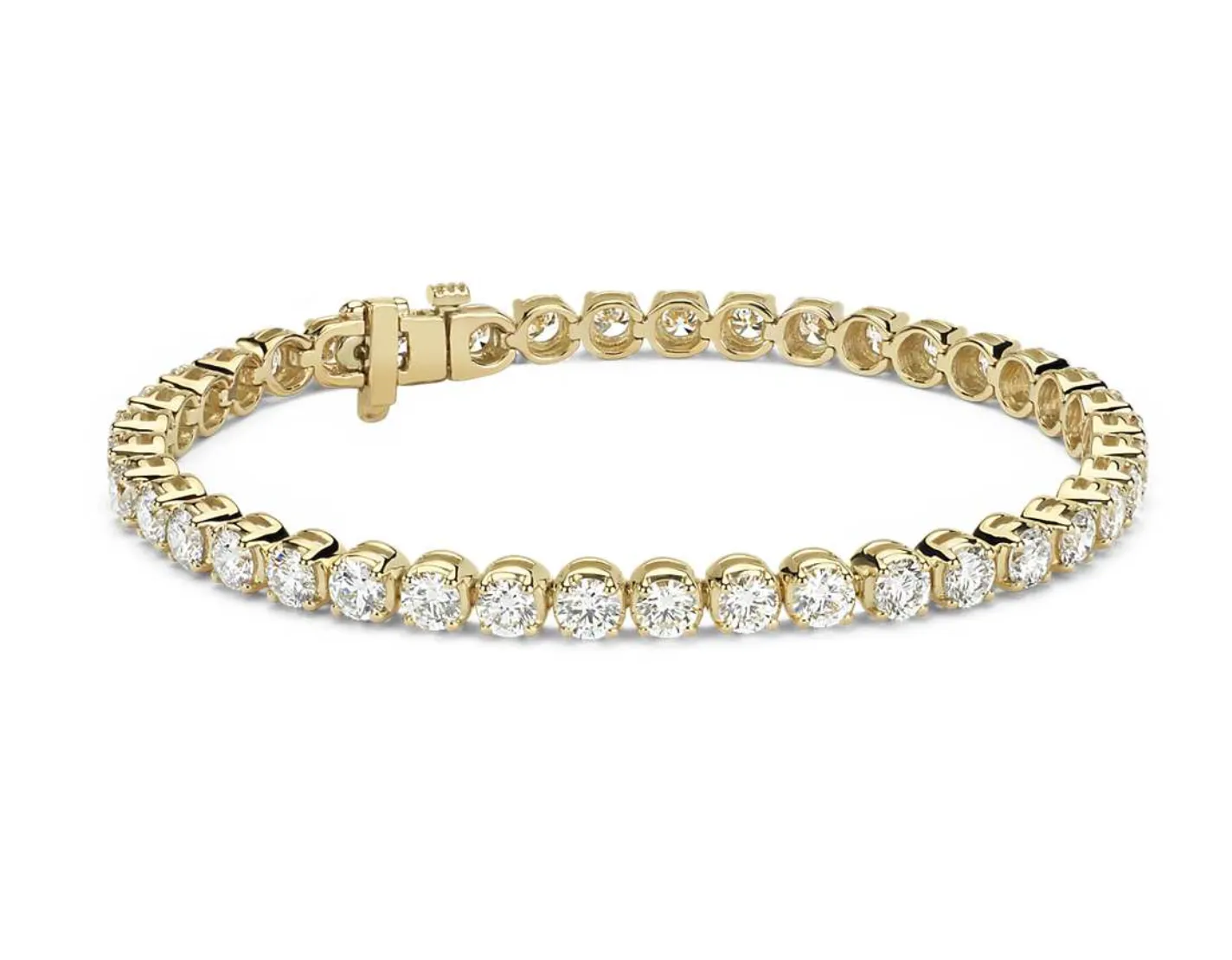 Diamond Tennis Bracelet in Solid 18K Gold (3.7 CT. TW)