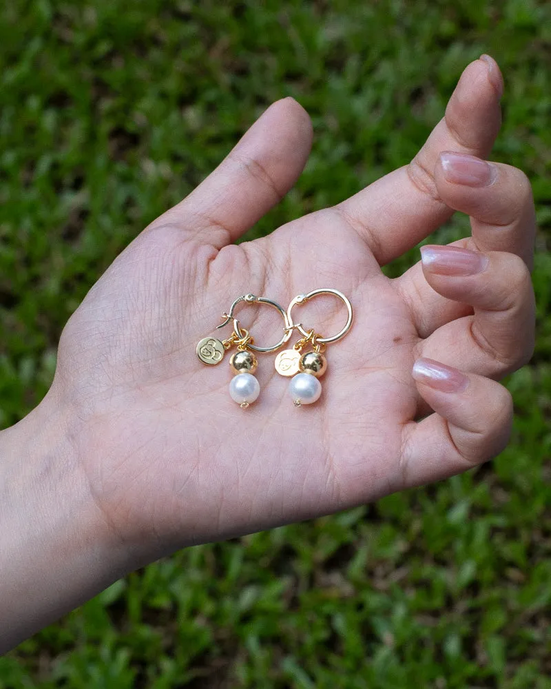 Ding Dong Lustrous Pearl Earrings