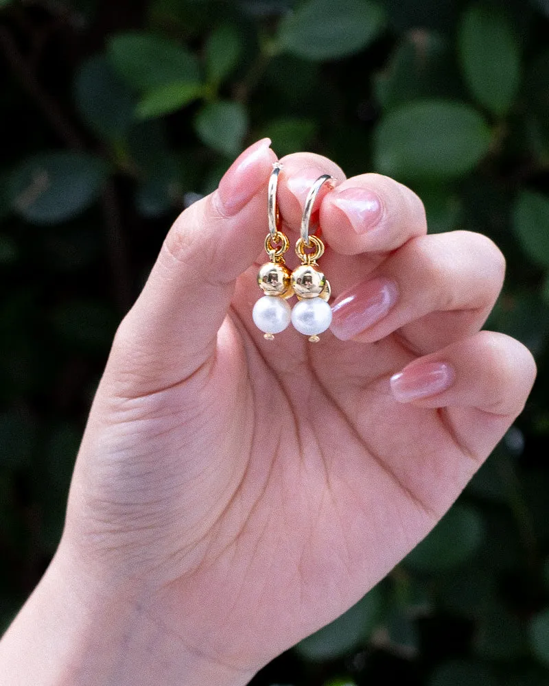 Ding Dong Lustrous Pearl Earrings