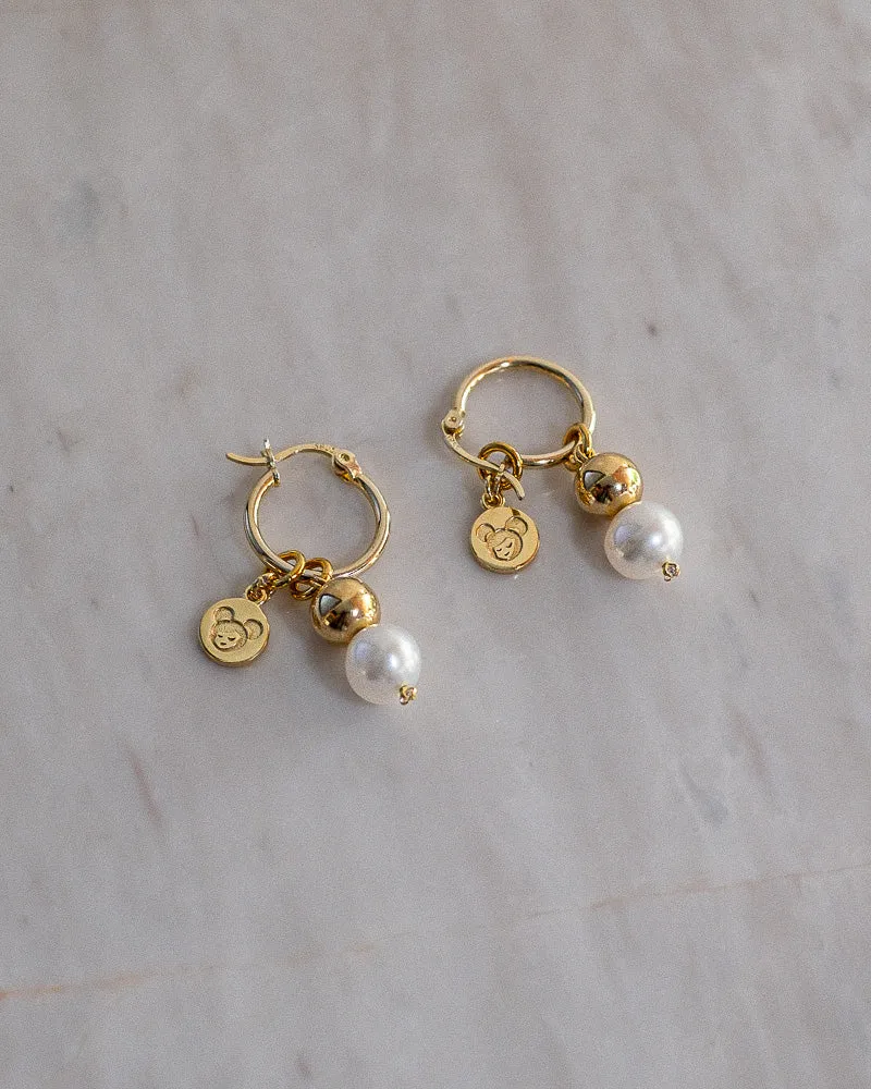 Ding Dong Lustrous Pearl Earrings