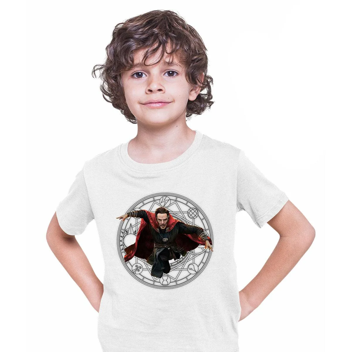 Doctor Strange Magic Rings Spell Multiverse of Madness Kids T-Shirt