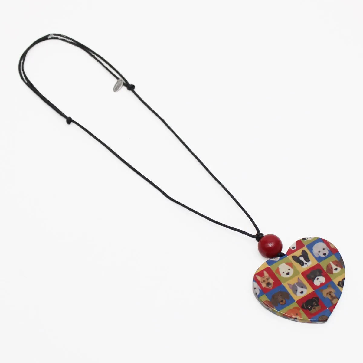 Dogs Heart Pendant Necklace