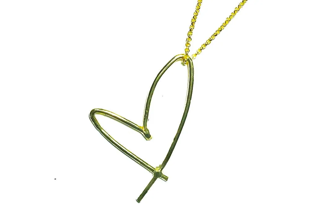 Doodle Heart Necklace