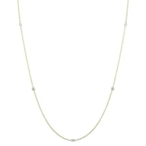 Drilled Diamond By-Yard Necklace