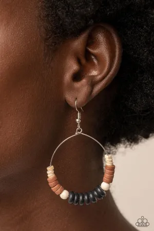 Earrings Earthy Esteem - Black E2383