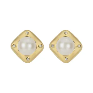 Earrings- South Sea Pearl And Diamond (1853M)