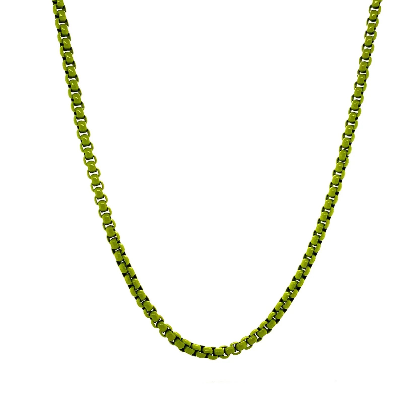 Enamel Link Chain Necklace