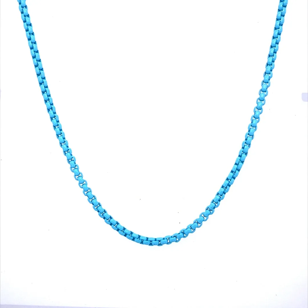 Enamel Link Chain Necklace