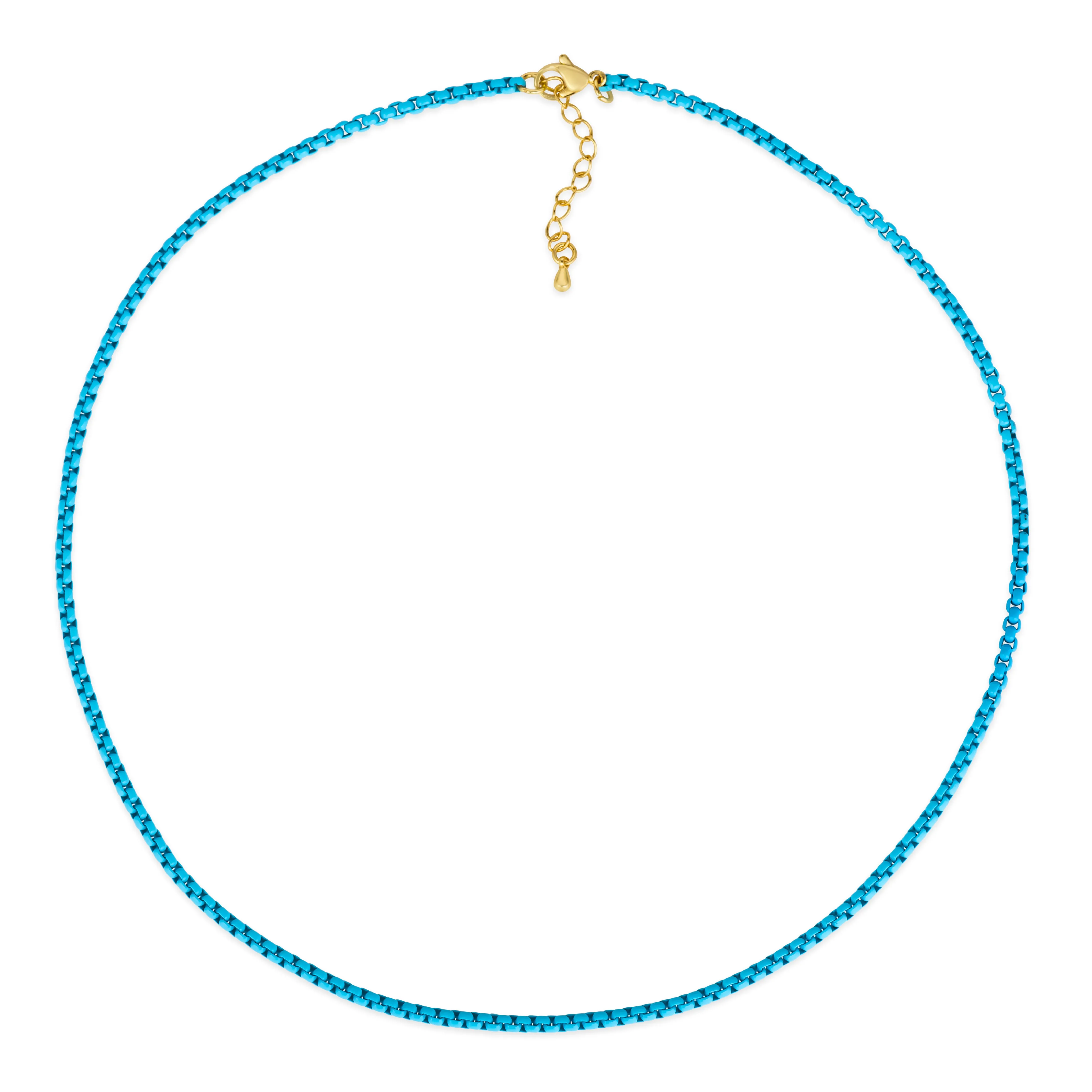 Enamel Link Chain Necklace