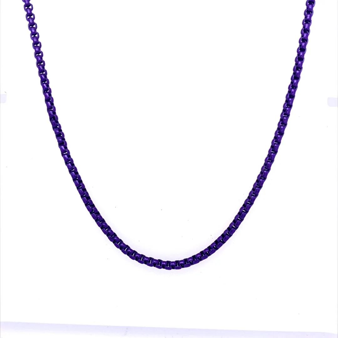 Enamel Link Chain Necklace