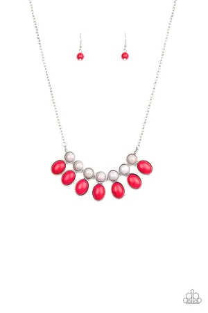 Environmental Impact - Red Paparazzi Necklace