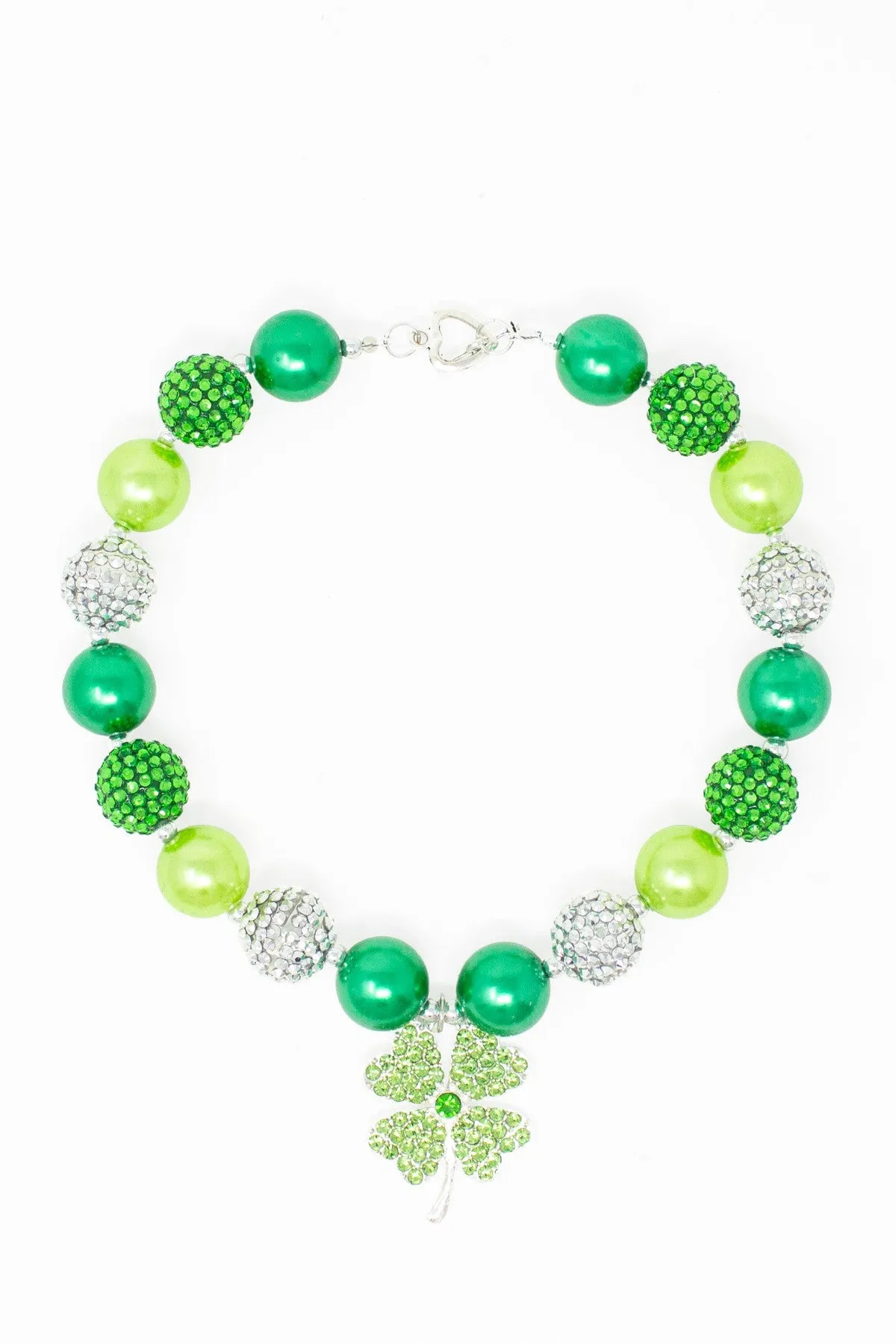 Four Leaf Clover Bubblegum Necklace