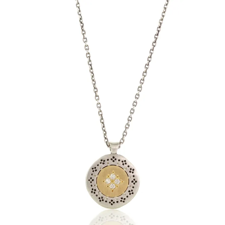 Four Star Harmony Diamond Pendant