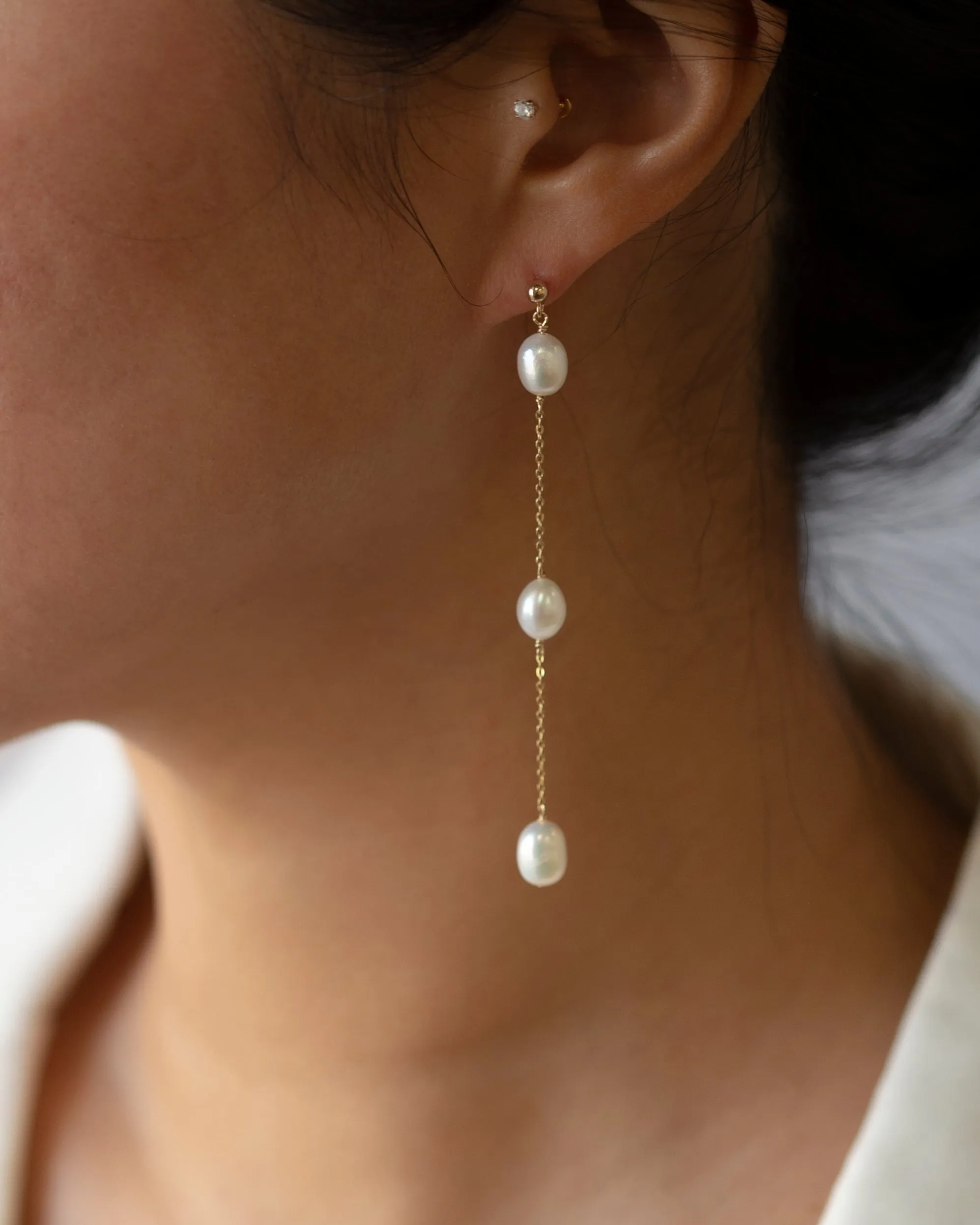 Fresh water Pearl Drop Earring