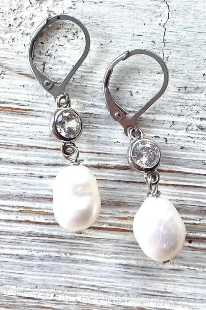 Fresh Water Pearl Earrings