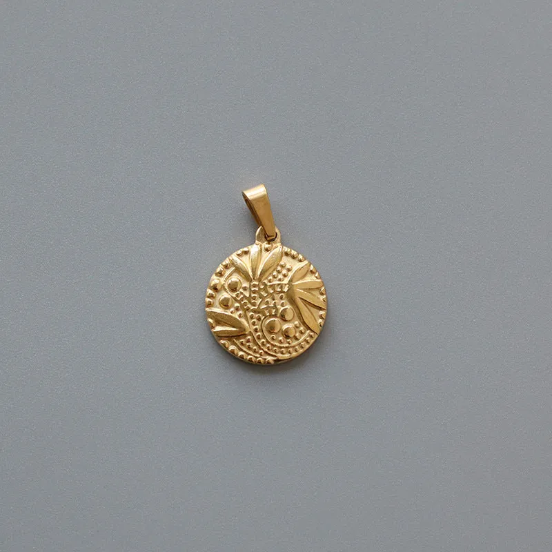 Goddess of Healing Greek Coin Pendant