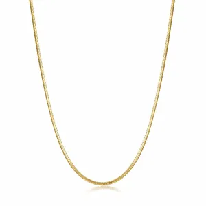 Gold Snake Chain Necklace