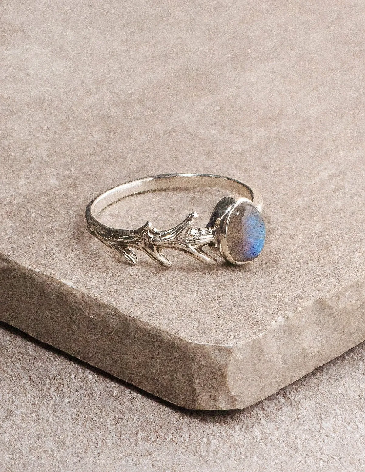 Labradorite Silver Ring