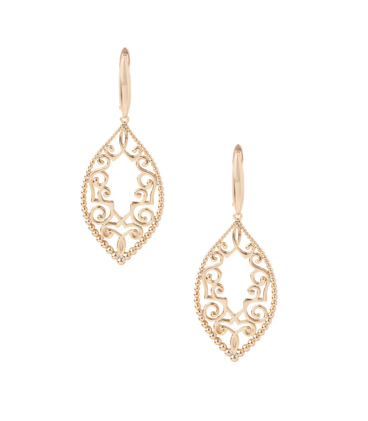 Leaf Earrings (Brass)