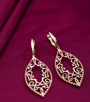 Leaf Earrings (Brass)