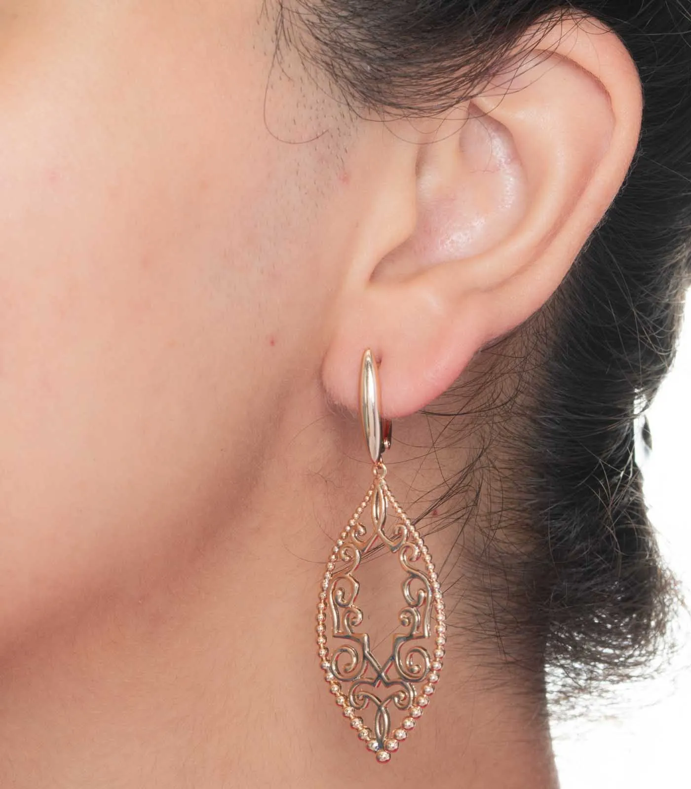 Leaf Earrings (Brass)