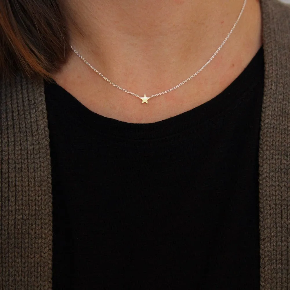 Little Star Necklace - Sterling Silver