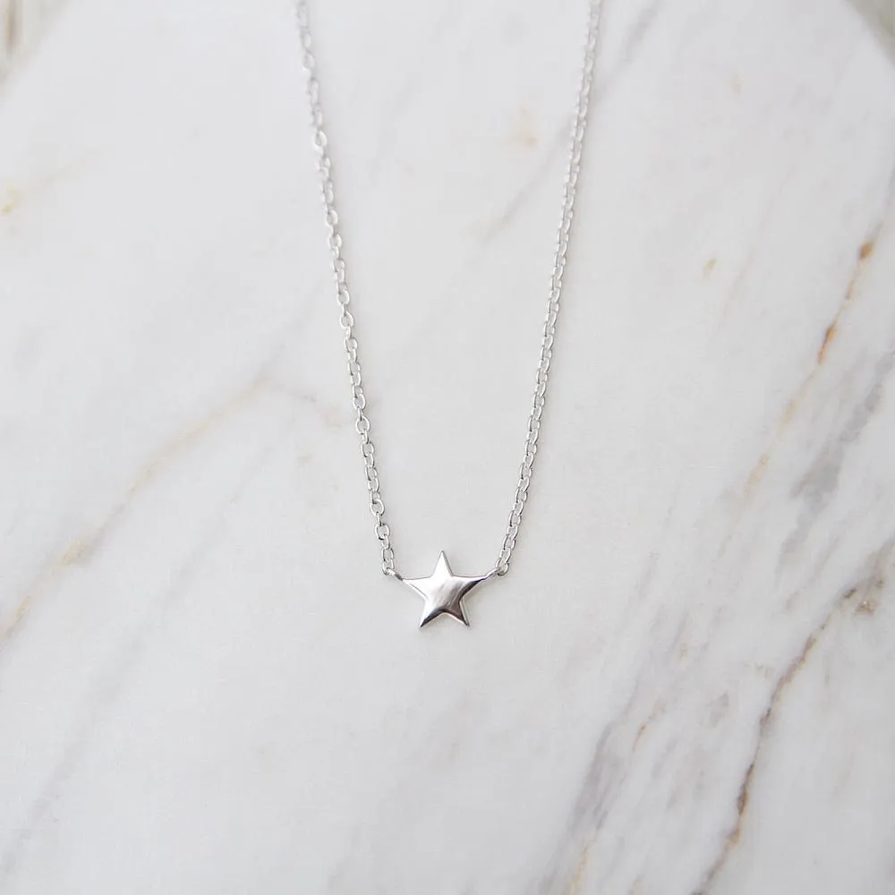 Little Star Necklace - Sterling Silver