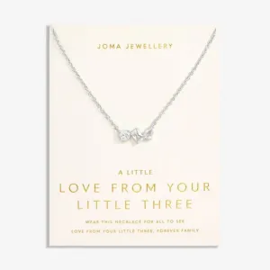 Love From Your Little Ones three Silver Plated 46cm   5cm   Necklace 7300