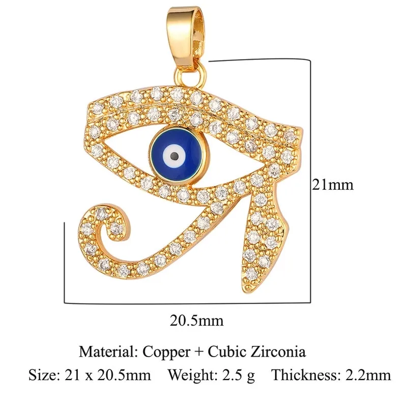 Luxurious Cross Leaves Gem Plating Inlay Zircon Gold Plated Jewelry Accessories