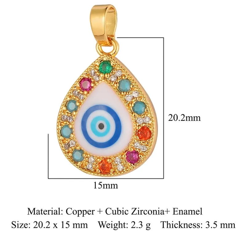 Luxurious Cross Leaves Gem Plating Inlay Zircon Gold Plated Jewelry Accessories