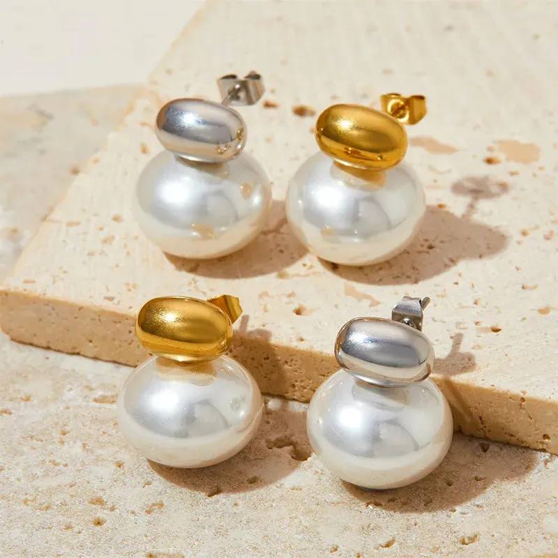 Melange - Fresh Water Pearl Earring